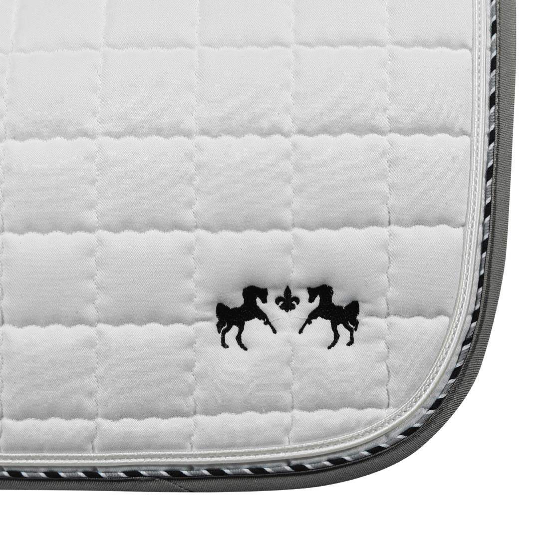 Equine Couture Coolmax Plush White Saddle Pad - Breeches.com - Flyclothing LLC