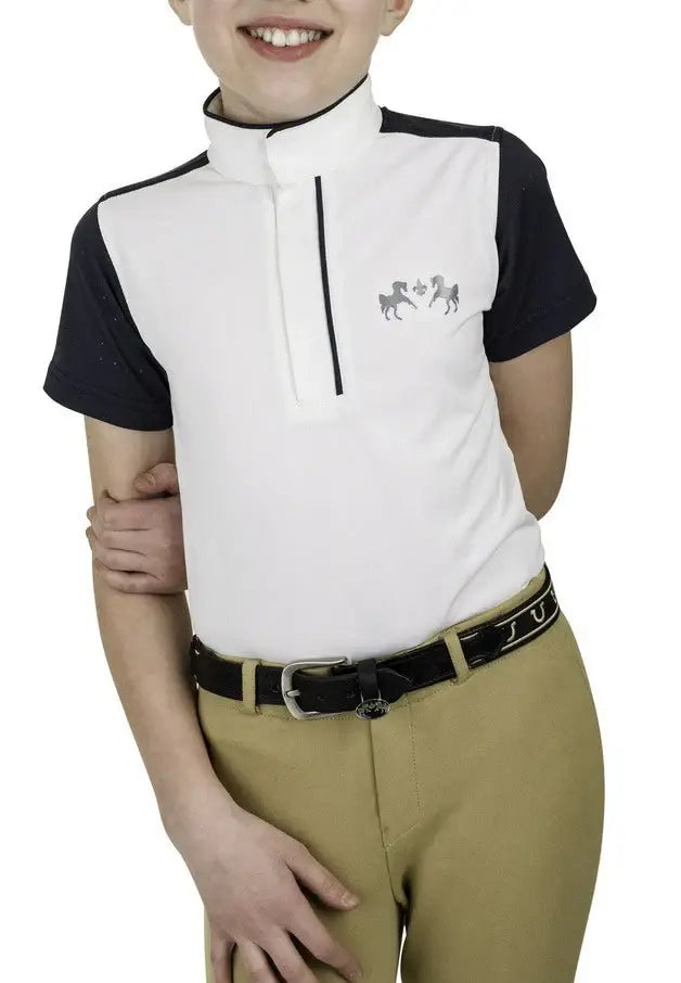 Equine Couture Children'S Magda Equicool Short Sleeve Show Shirt - Breeches.com - Flyclothing LLC