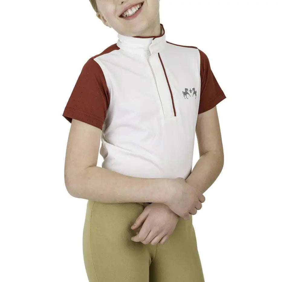Equine Couture Children'S Magda Equicool Short Sleeve Show Shirt - Breeches.com - Flyclothing LLC