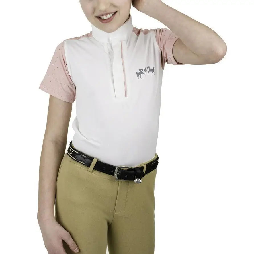 Equine Couture Children'S Magda Equicool Short Sleeve Show Shirt - Breeches.com - Flyclothing LLC