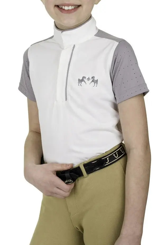 Equine Couture Children'S Magda Equicool Short Sleeve Show Shirt - Breeches.com - Flyclothing LLC