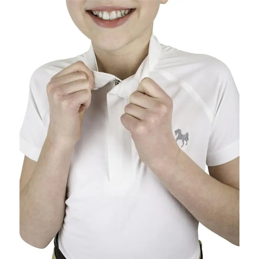 Equine Couture Children'S Magda Lace Equicool Short Sleeve Show Shirt - Breeches.com - Flyclothing LLC