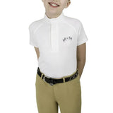 Equine Couture Children'S Magda Lace Equicool Short Sleeve Show Shirt - Breeches.com - Flyclothing LLC