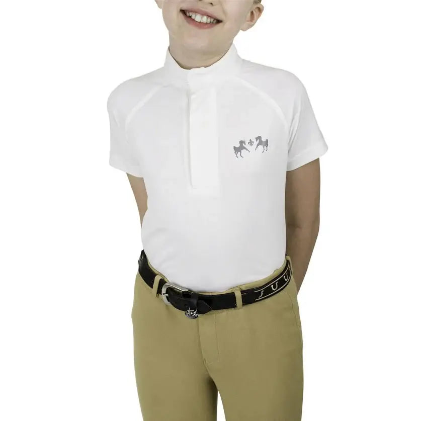 Equine Couture Children'S Magda Lace Equicool Short Sleeve Show Shirt - Breeches.com - Flyclothing LLC