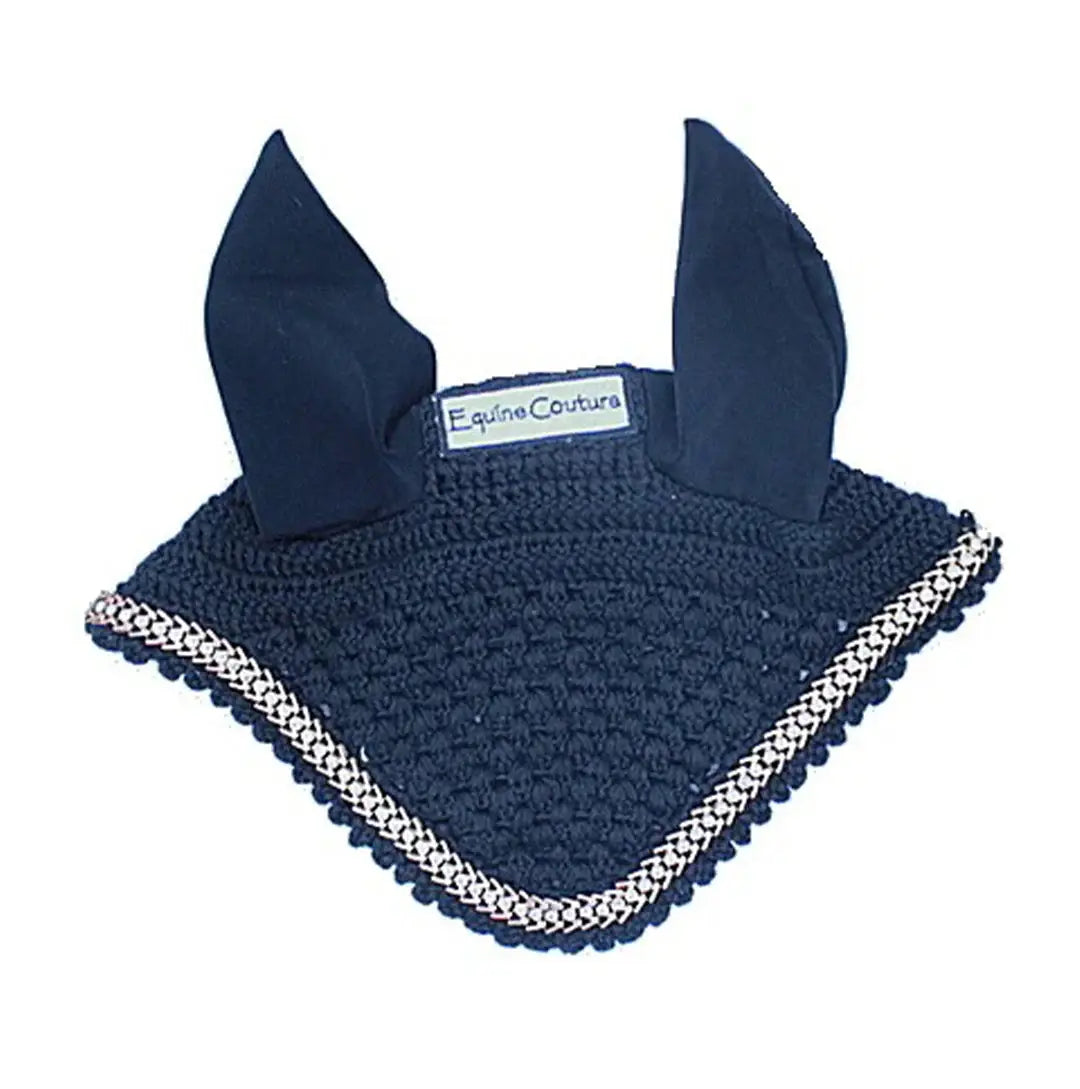 Equine Couture Fly Bonnet with Gold Chain - Breeches.com - Flyclothing LLC
