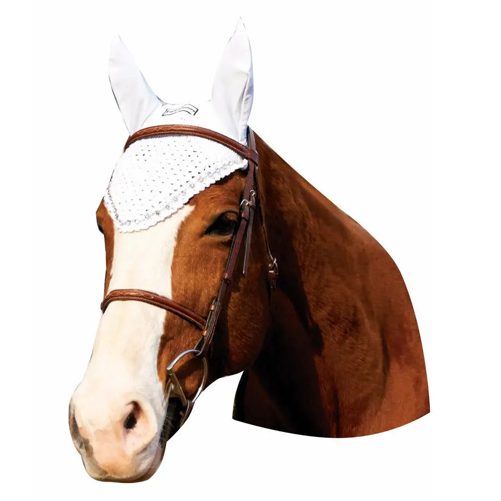 Equine Couture Fly Bonnet with Crystals - Breeches.com - Flyclothing LLC