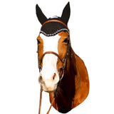 Equine Couture Fly Bonnet with Crystals - Breeches.com - Flyclothing LLC
