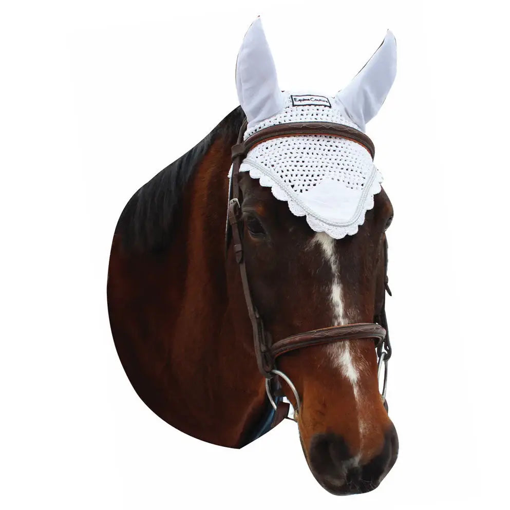 Equine Couture Fly Bonnet with Silver Rope - Breeches.com - Flyclothing LLC