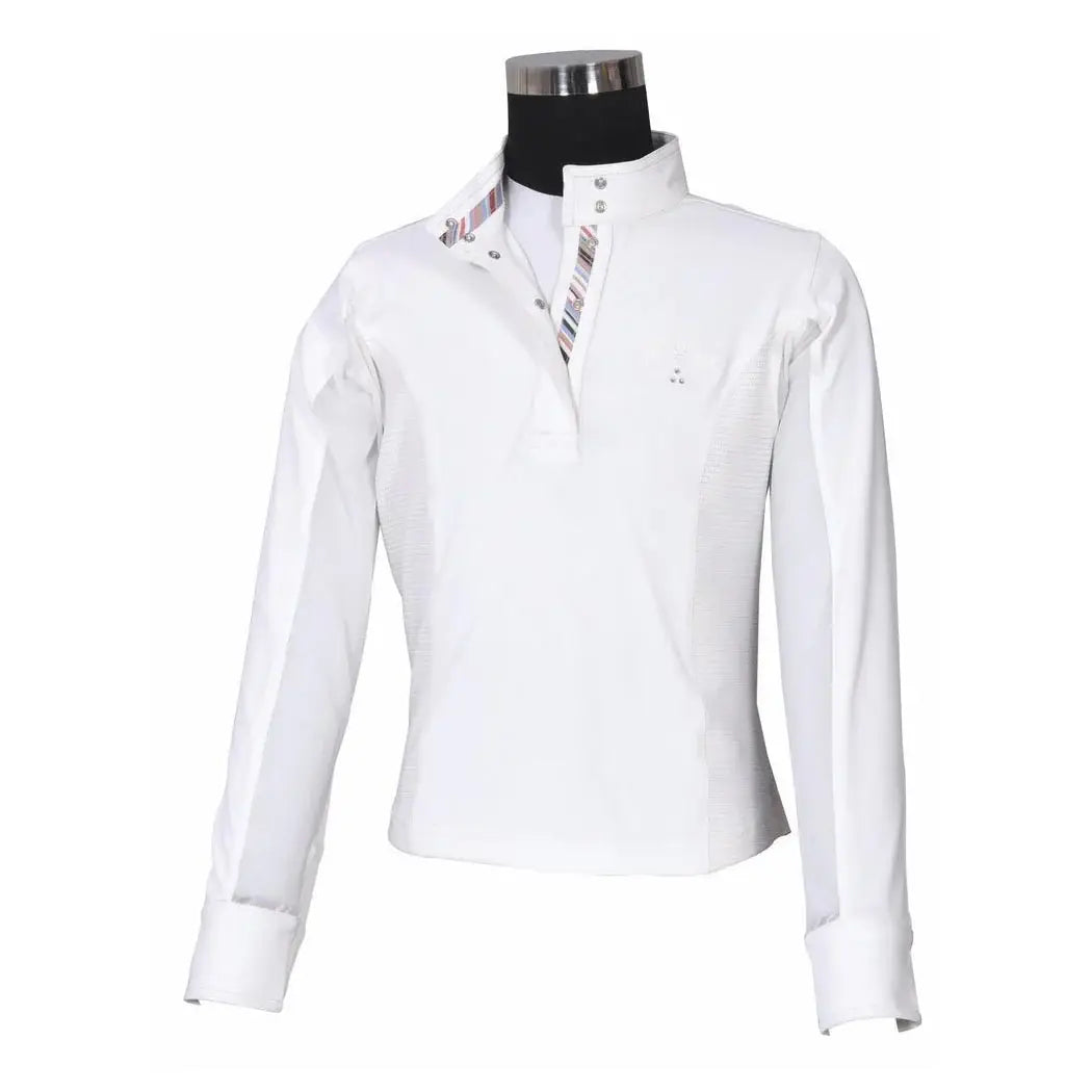 Equine Couture Children's Cara Long Sleeve Show Shirt - Breeches.com - Flyclothing LLC