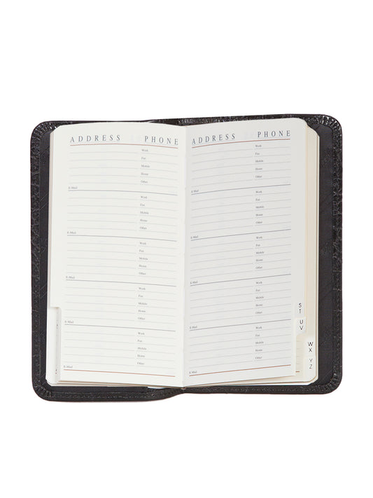 Scully Leather Black Pocket Phone/Address