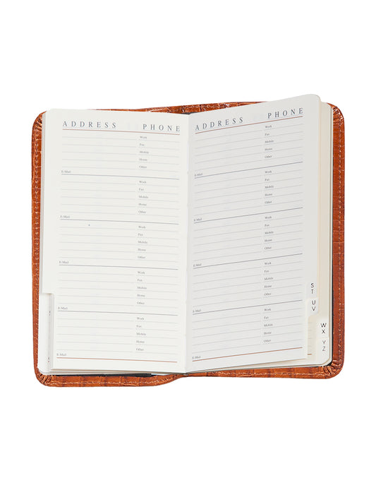 Scully Leather pocket tel/address book