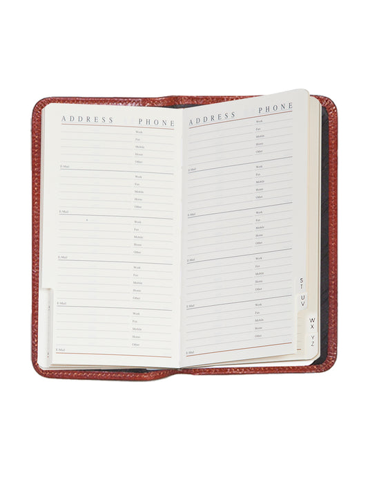 Scully Leather Cognac Pocket Phone/Address