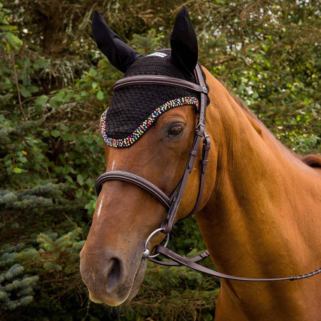 Equine Couture Beaded Fly Bonnet - Breeches.com - Flyclothing LLC