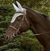 Equine Couture Rainbow Fly Bonnet with Crystals - Breeches.com - Flyclothing LLC
