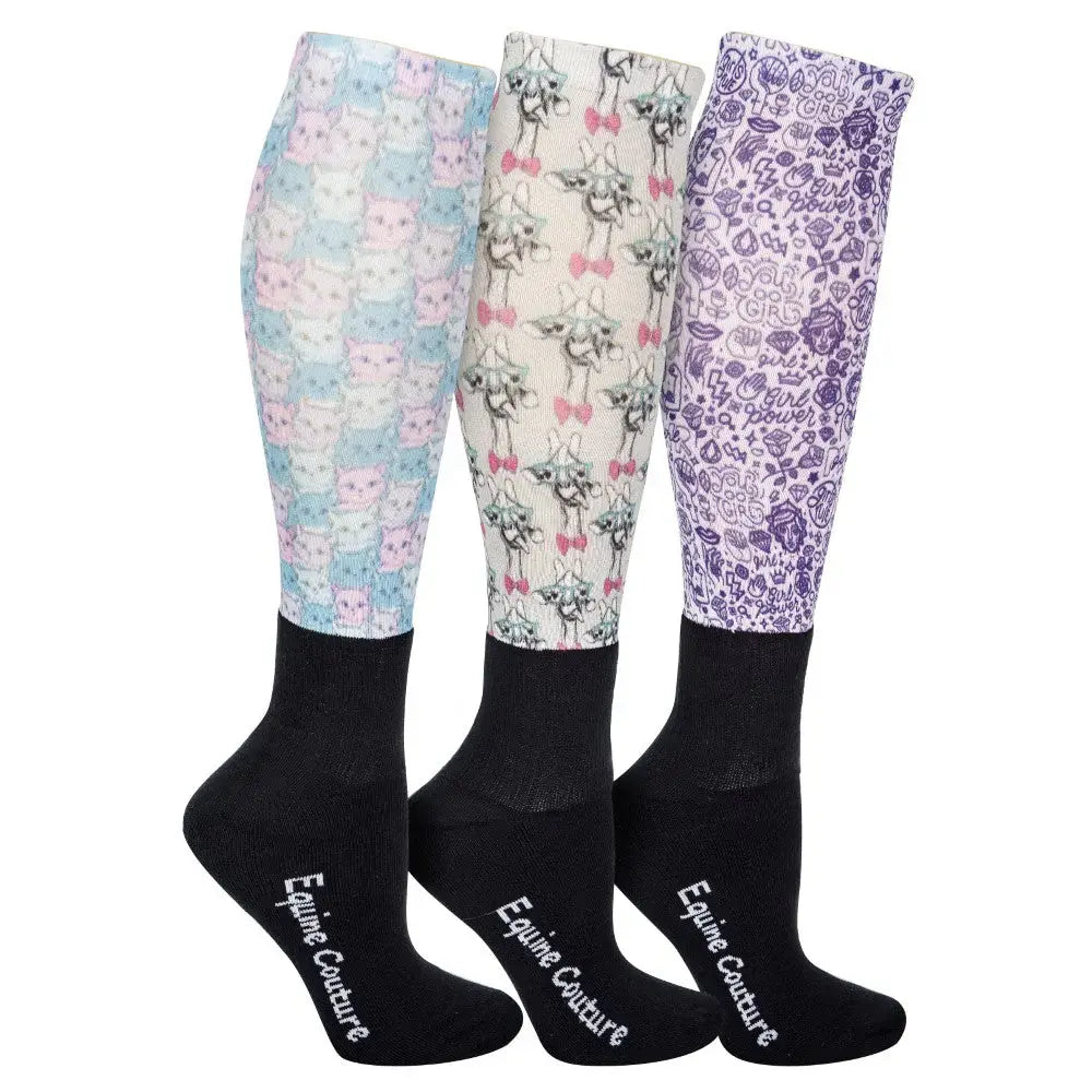 EQUINE COUTURE OTC SOCK 3 PACK - Breeches.com - Flyclothing LLC