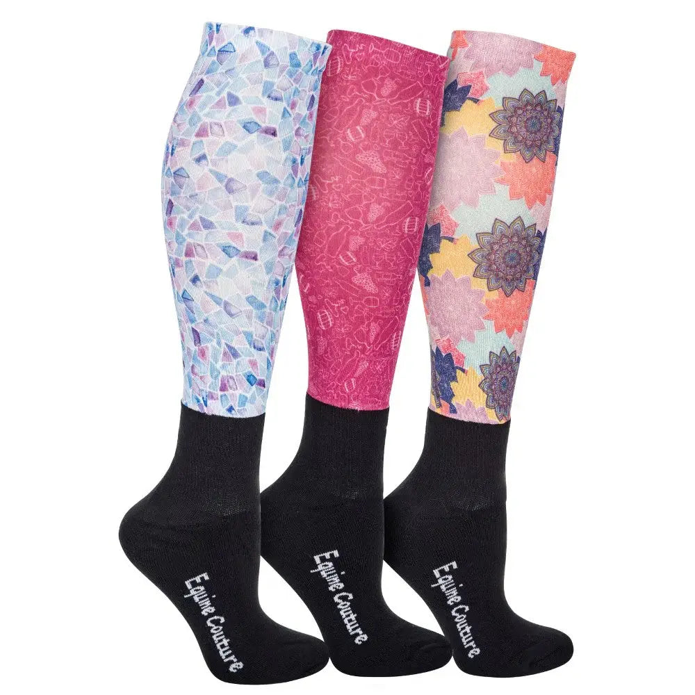 EQUINE COUTURE OTC SOCK 3 PACK - Breeches.com - Flyclothing LLC