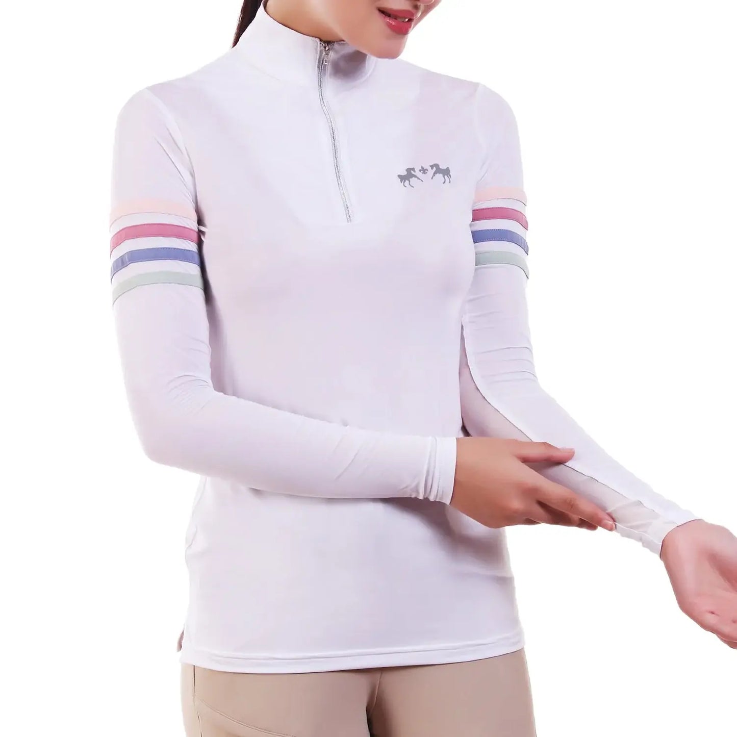 Equine Couture Ladies Gradient IceFil Show Shirt - Breeches.com - Flyclothing LLC