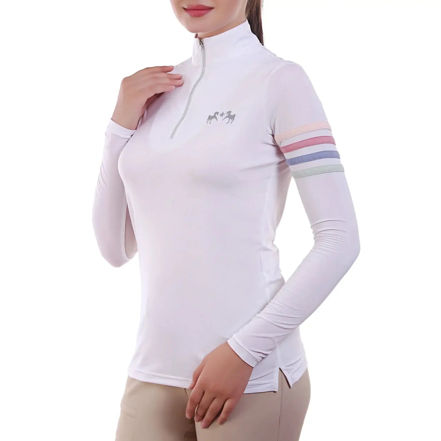 Equine Couture Ladies Gradient IceFil Show Shirt - Breeches.com - Flyclothing LLC