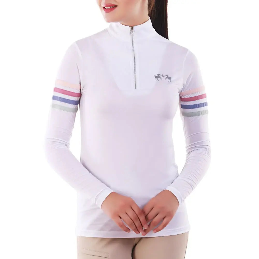 Equine Couture Ladies Gradient IceFil Show Shirt - Breeches.com - Flyclothing LLC
