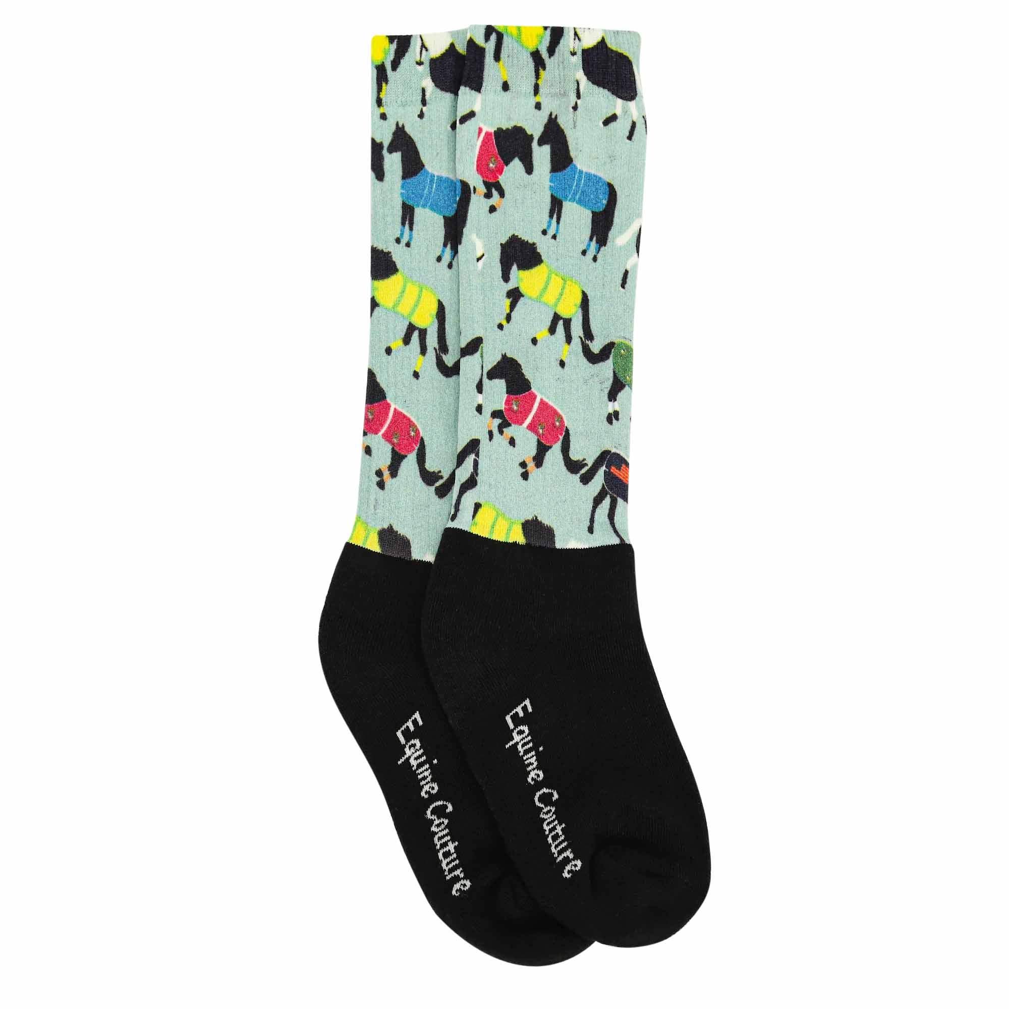 Equine Couture Children'S OTC Boot Socks- All Bundled Up - Breeches.com - Flyclothing LLC