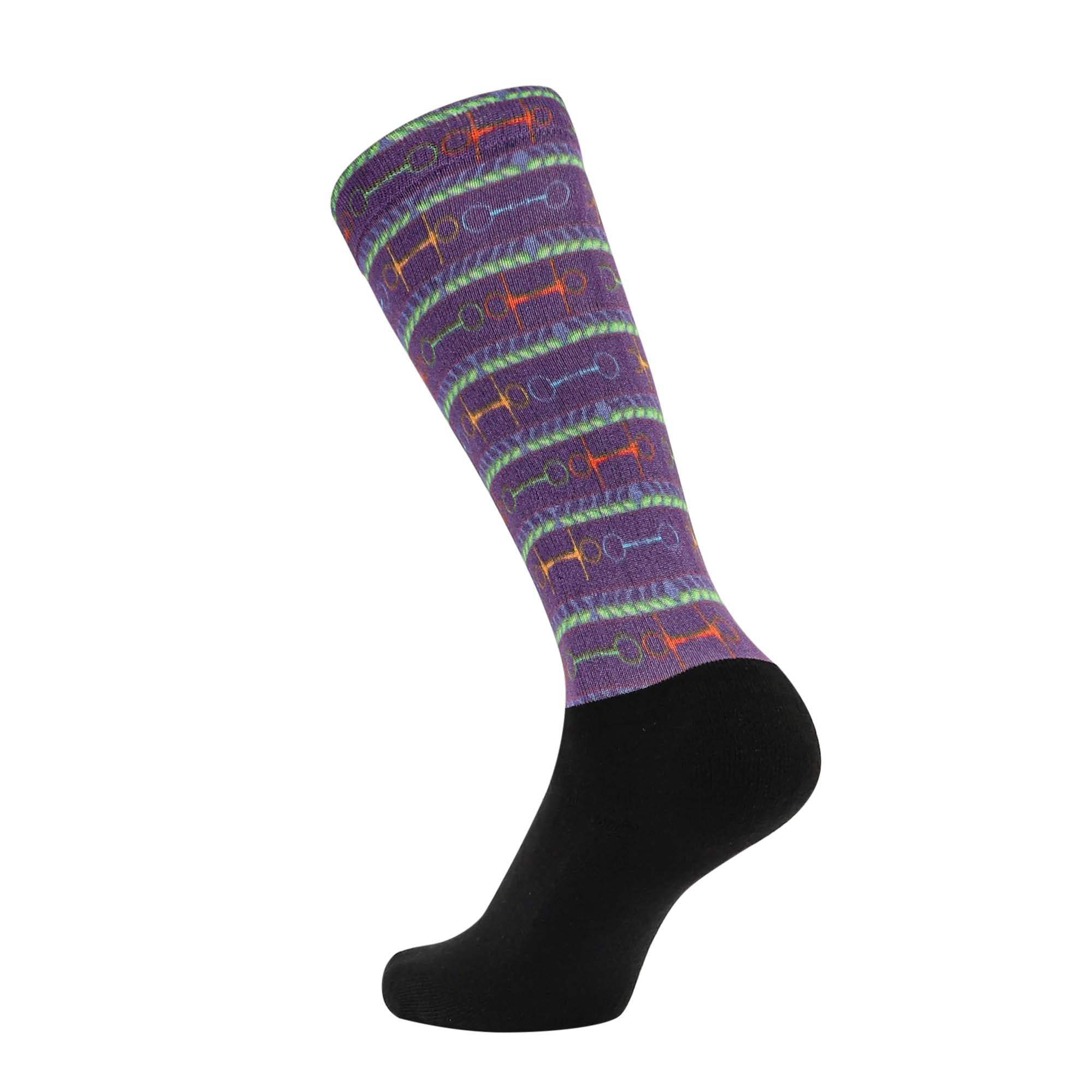 Equine Couture Children'S OTC Boot Socks- Neon Bits - Breeches.com - Flyclothing LLC