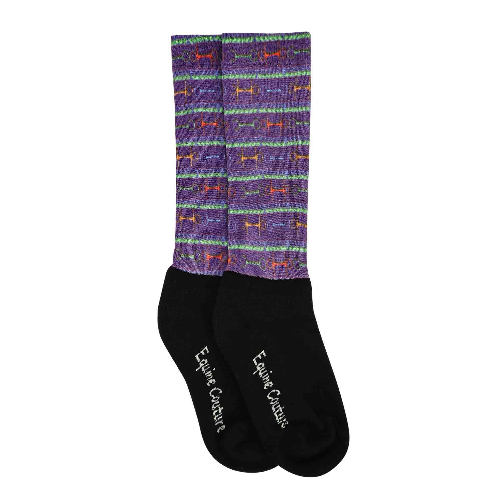 Equine Couture Children'S OTC Boot Socks- Neon Bits - Breeches.com - Flyclothing LLC
