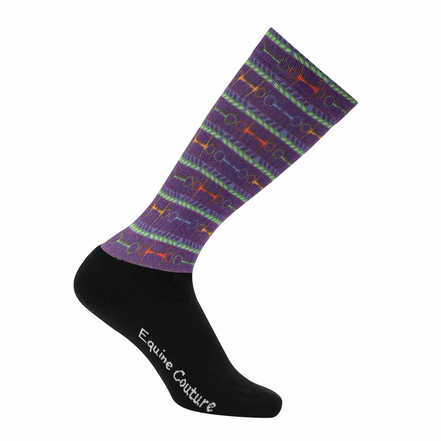 Equine Couture Children'S OTC Boot Socks- Neon Bits - Breeches.com - Flyclothing LLC