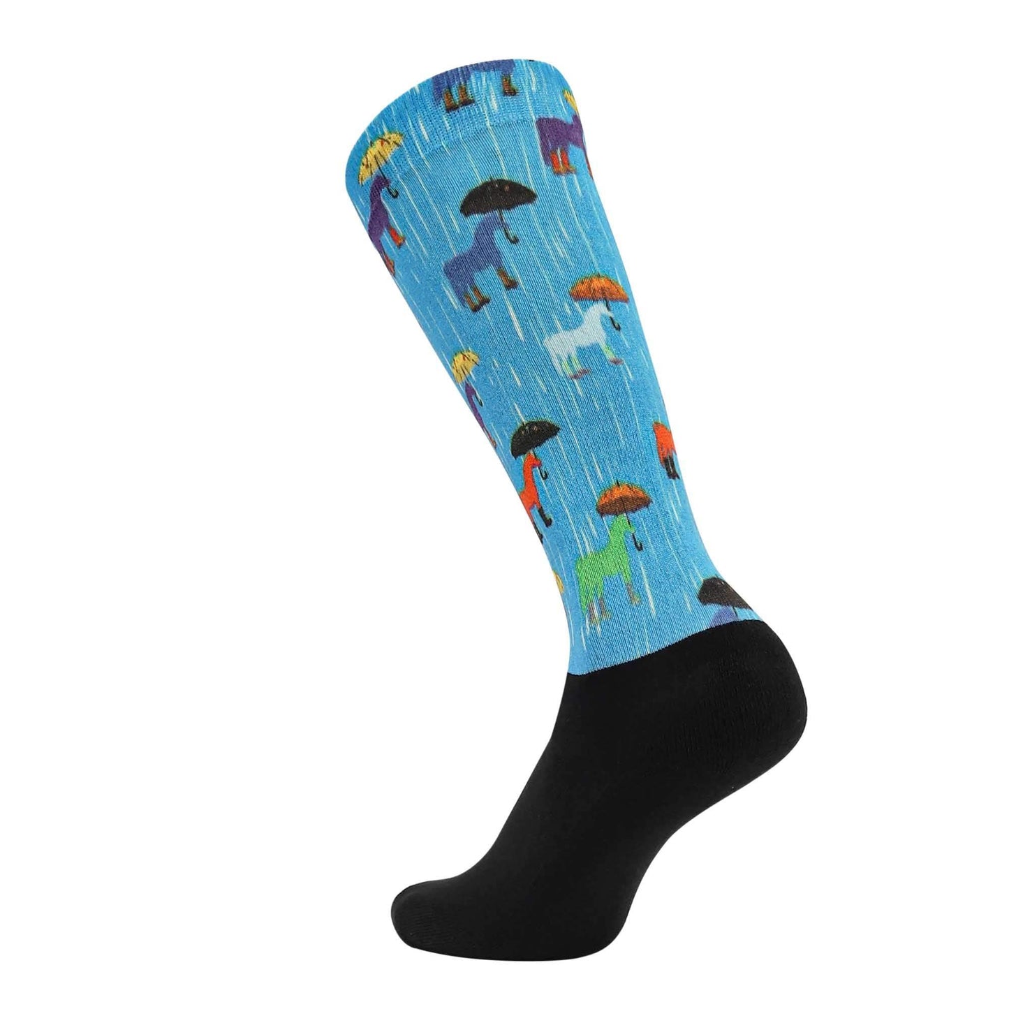 Equine Couture Children'S OTC Boot Socks- Rainy Day Ponies - Breeches.com - Flyclothing LLC
