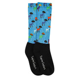 Equine Couture Children'S OTC Boot Socks- Rainy Day Ponies - Breeches.com - Flyclothing LLC