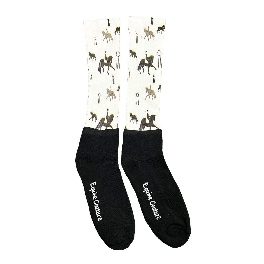 Equine Couture Ladies OTC Boot Socks- Down the Center Line - Breeches.com - Flyclothing LLC