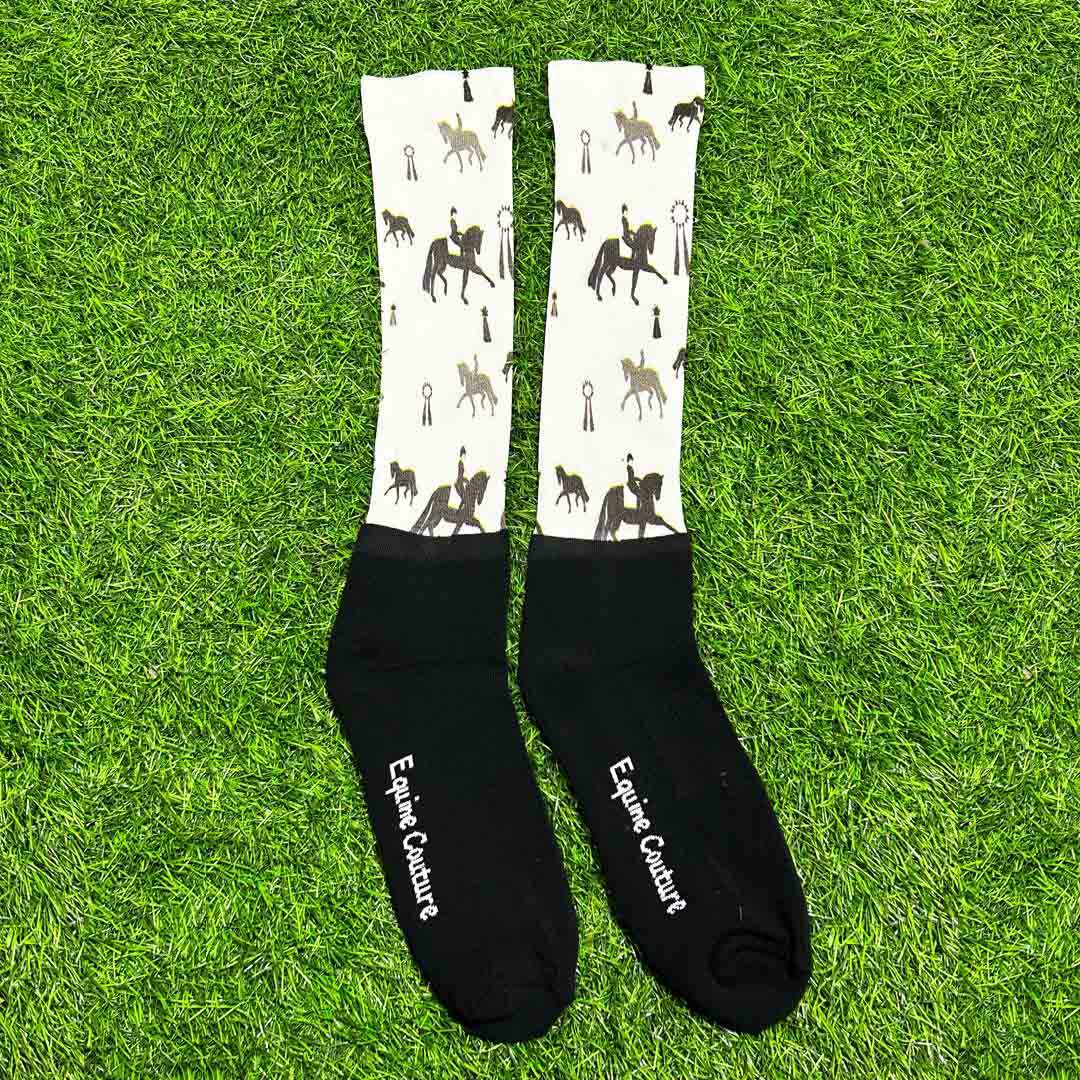 Equine Couture Ladies OTC Boot Socks- Down the Center Line - Breeches.com - Flyclothing LLC