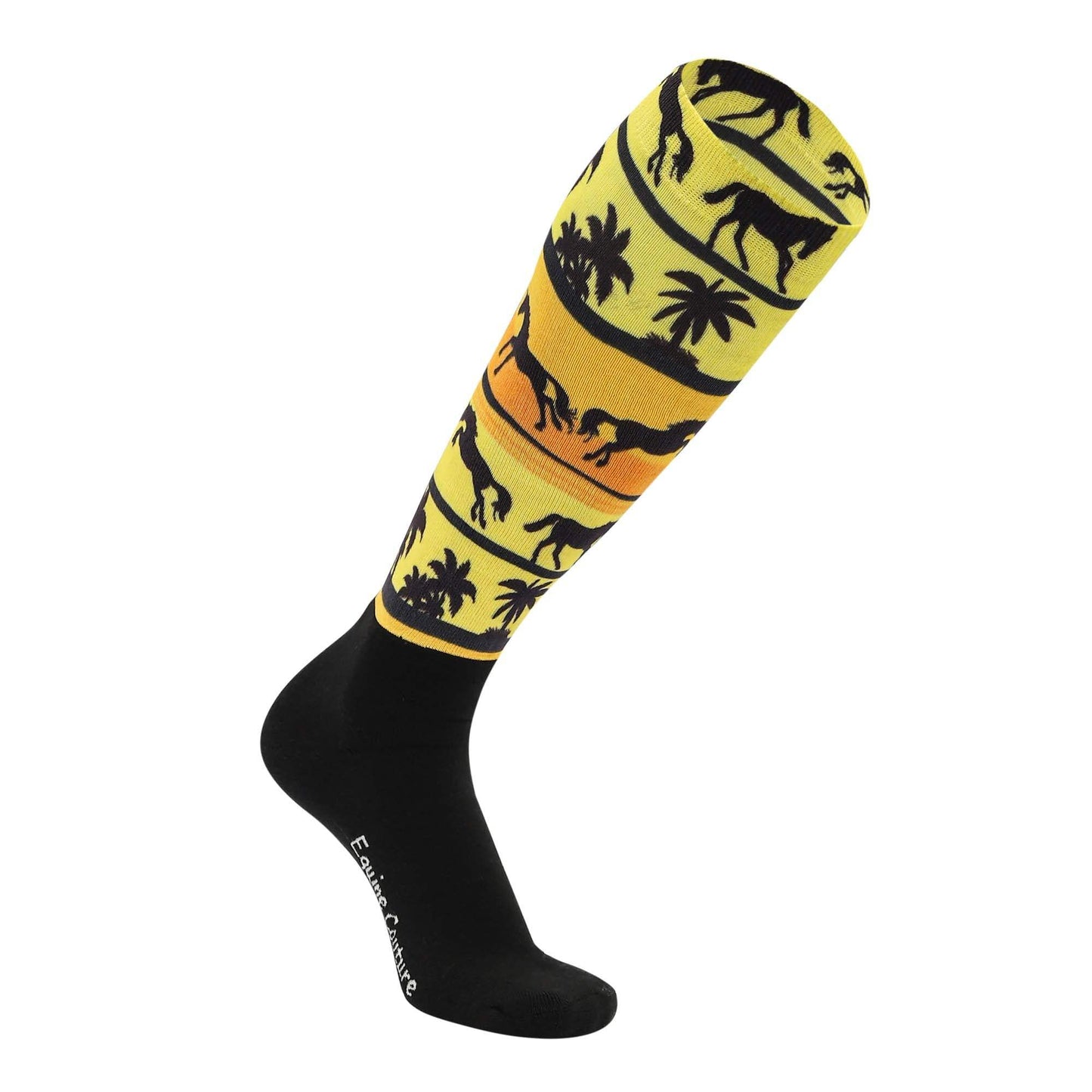 Equine Couture Ladies OTC Boot Socks- Ocala Sunrise - Breeches.com - Flyclothing LLC