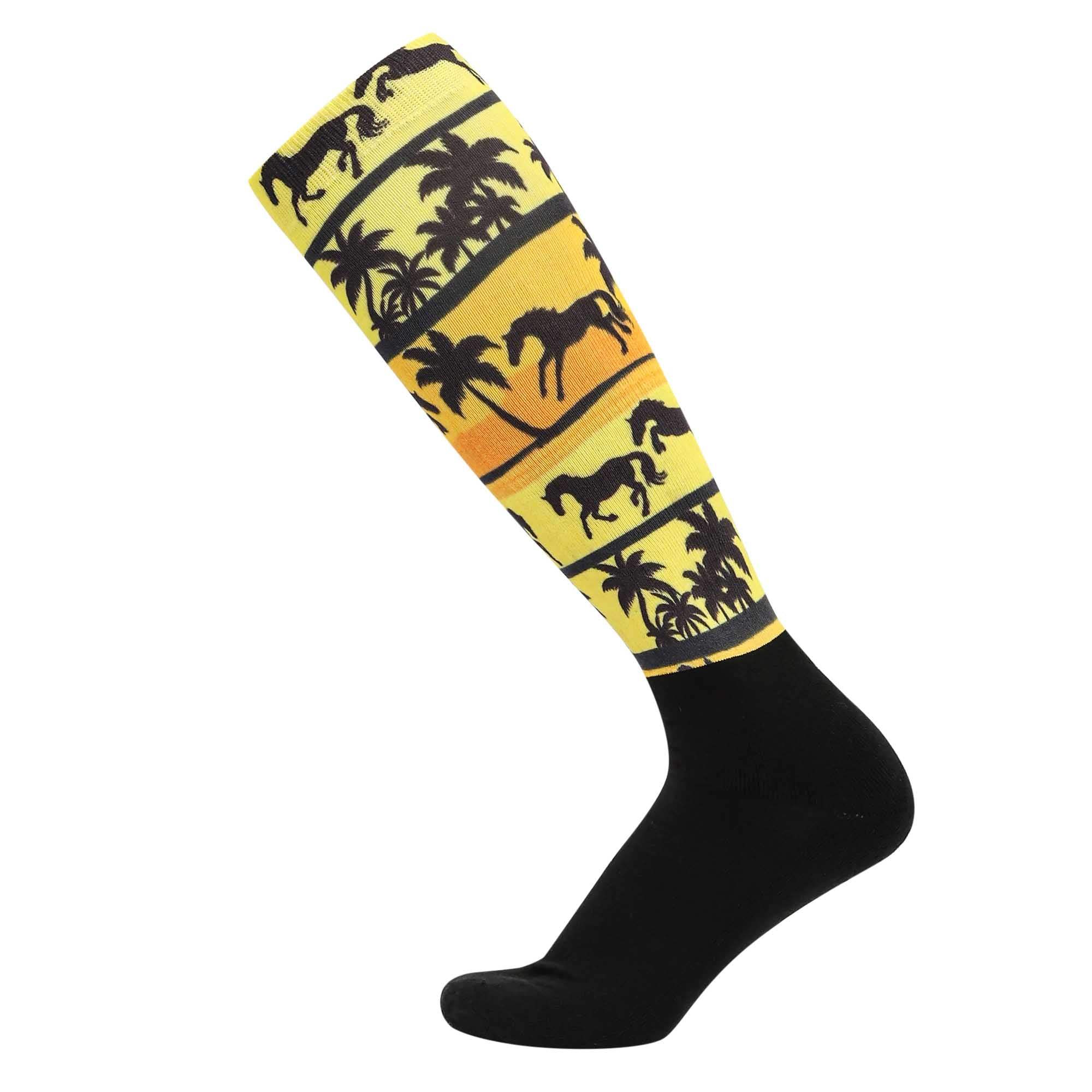 Equine Couture Ladies OTC Boot Socks- Ocala Sunrise - Breeches.com - Flyclothing LLC