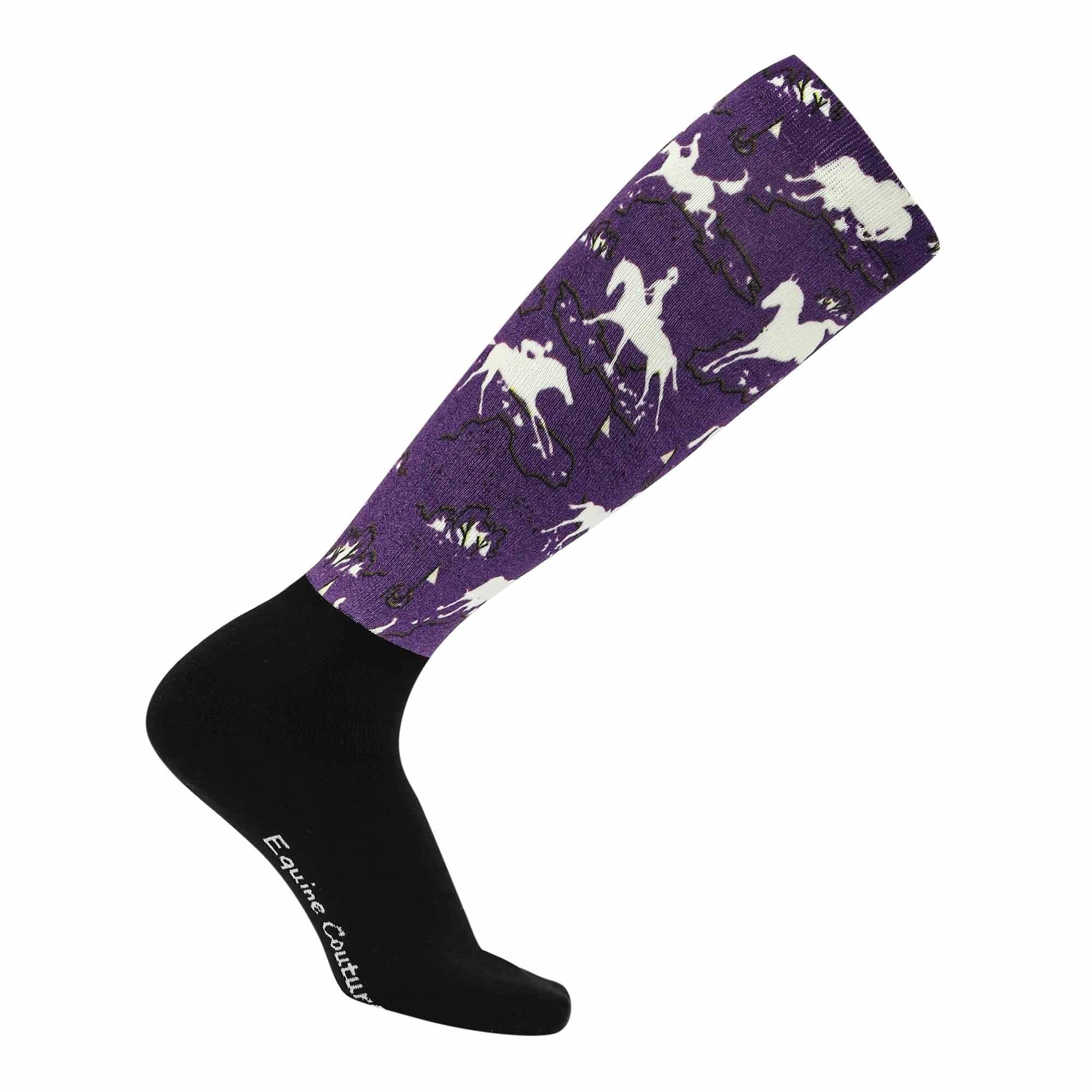 Equine Couture Ladies OTC Boot Socks- Cross Country Phase - Breeches.com - Flyclothing LLC