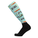 Equine Couture Ladies OTC Boot Socks- Painted Jumps - Breeches.com - Flyclothing LLC
