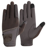 Equine Couture Aerocool Touch Screen Riding Gloves with Glitter - Breeches.com - Flyclothing LLC