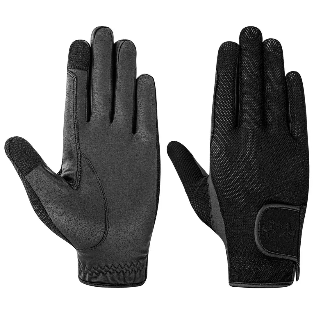 Equine Couture Aerocool Pull-On Touch Screen Riding Gloves - Breeches.com - Flyclothing LLC
