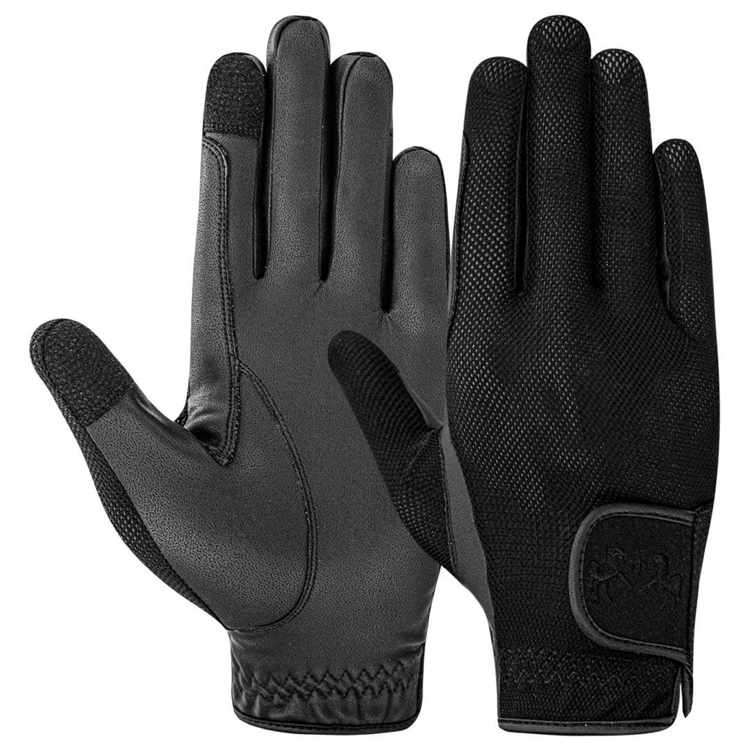 Equine Couture Aerocool Pull-On Touch Screen Riding Gloves - Breeches.com - Flyclothing LLC