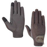 Equine Couture Aerocool Pull-On Touch Screen Riding Gloves - Breeches.com - Flyclothing LLC