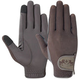 Equine Couture Aerocool Pull-On Touch Screen Riding Gloves - Breeches.com - Flyclothing LLC