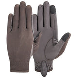 Equine Couture Aerocool Hook and Loop Adjustable Touch Screen Riding Gloves - Breeches.com - Flyclothing LLC