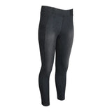 Equine Couture Ladies Denim Full Seat Silicon Tights with Phone Pocket - Breeches.com - Flyclothing LLC