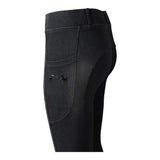 Equine Couture Ladies Denim Full Seat Silicon Tights with Phone Pocket - Breeches.com - Flyclothing LLC