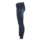 Equine Couture Ladies Denim Full Seat Silicon Tights with Phone Pocket - Breeches.com - Flyclothing LLC