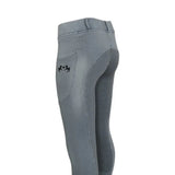 Equine Couture Ladies Denim Full Seat Silicon Tights with Phone Pocket - Breeches.com - Flyclothing LLC