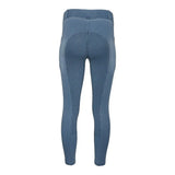 Equine Couture Ladies Denim Full Seat Silicon Tights with Phone Pocket - Breeches.com - Flyclothing LLC