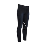 Equine Couture Ladies Denim Silicon Knee Patch Tights with Phone Pocket - Breeches.com - Flyclothing LLC