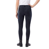 Equine Couture Ladies Denim Silicon Knee Patch Tights with Phone Pocket - Breeches.com - Flyclothing LLC