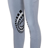 Equine Couture Ladies Denim Silicon Knee Patch Tights with Phone Pocket - Breeches.com - Flyclothing LLC
