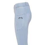 Equine Couture Ladies Denim Silicon Knee Patch Tights with Phone Pocket - Breeches.com - Flyclothing LLC
